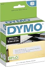 Authentic LW Return Address Labels DYMO Labels for LabelWriter Label Printers White 3/4" x 2" 1 Roll of 500 (Pack of 10)