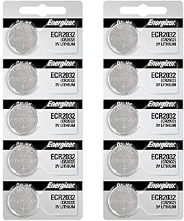 Energizer 2032 Battery CR2032 Lithium 3v (1 Pack of 10)