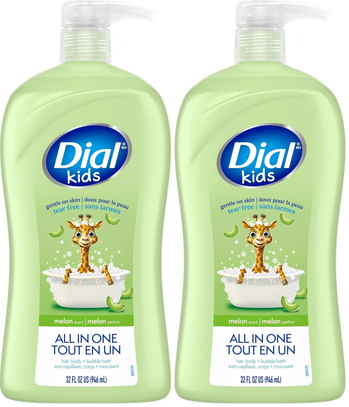 Dial 32 Fl Oz (Pack of 2) / Melon / Naranja Body Washes