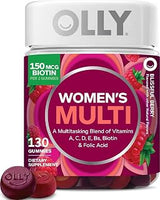 OLLY Women's Multivitamin, Supports Overall Wellness,* Biotin - 130 Count