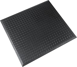 Notrax Antifatigue Mat, Black, 2ft. 4" x 2ft. 7"