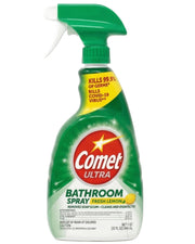 Bathroom Cleaner Spray - 32 oz - 2 pk by Comet – 32 Fl Oz (Pack of 2), Pack of 2, Model SNS-002B