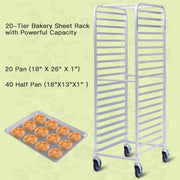 ReunionG 20 Tiers / Silver / 400.0 pounds Bakery Racks