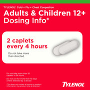 Cold + Flu + Chest Congestion Caplets by Tylenol – Commercial Grade