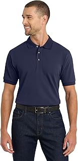 Port Authority Unisex Heavyweight Cotton Pique Polo