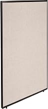 Global Industrial Office Partition Panel, 48-1/4"W x 96"H, Tan