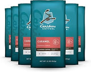 Caribou Coffee Ground Coffee Medium Roast, Caramel, 66 Ounces