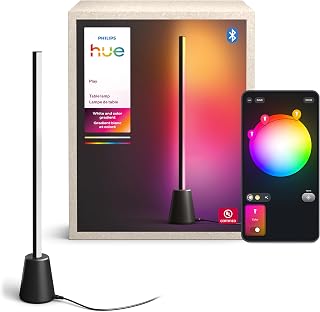 PHILIPS Hue Play Table Lamp, RGBWWIC LED, 23.6", 1-Pack | White Ambiance, Multicolor Gradients, Smart Lighting, Alexa & Google Home & Apple Home, TV Sync