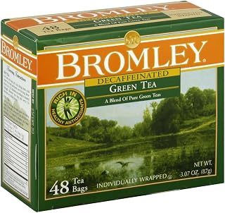 Bromley Green Tea Decaf, 48-Count Box (Pack of 8)