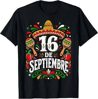 Mexican Independence Day September 16 Fiesta Artwork T-Shirt