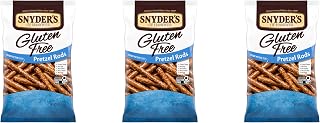 Snyder's of Hanover Gluten Free Pretzels, 8 Oz (Pack of 3)