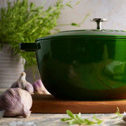 Cast Iron Essential French Oven by STAUB – 5-qt, 5 quarts, Cast Iron, Basil, Model 1032332