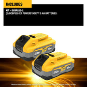 DEWALT 20V MAX XR POWERSTACK / 20V MAX XR / Chrome Battery Packs