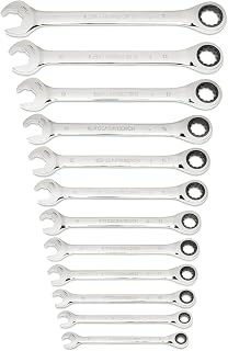 GEARWRENCH Open End Ratcheting Metric Wrench Set 12 Pc., 12 Point - 85597