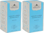 Harney & Sons Black Tea, Orange Pekoe, 20 Tea Bags (Pack of 2)