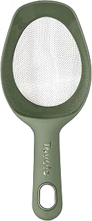 Tovolo Scoop & Sift Flour Sifter for Baking Dusting 1 Cup Fine 20 Mesh Sieve Flour Duster, Easy Scoop Dishwasher Safe Baking Powdered Sugar Flour Sifting Tool for Aerating Coating Dusting, Thyme Green