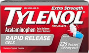 Tylenol Extra Strength Rapid Release Gels, 500 mg Acetaminophen, 225 Ct