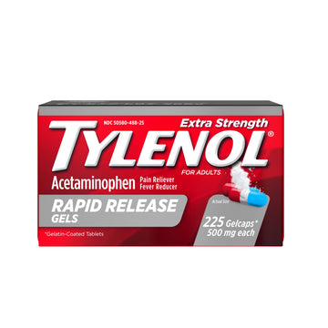 Extra Strength Rapid Release Gels by Tylenol – 225 Count, Multi, Model 507156