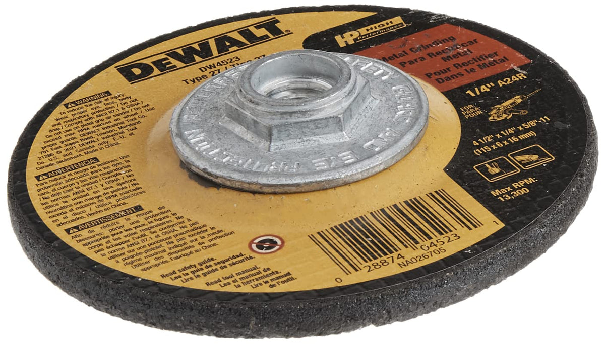 DEWALT 1 Count (Pack of 1) / Multi / 1 Grinding Discs