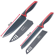 Kitchen Utensil Set Plastic Chopping Board Knife by Westmark – 5er Schneid-/Messer-Set, plastic, Pack of 5, Model 145222E6