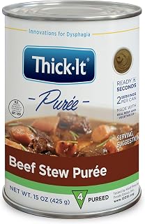 Thick-It Beef Stew Puree, 15 oz, 12 Pack, Ready-to-Eat