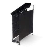 Wireworks Cup Dispenser and Lid Organizer- 4-Tier- Holds 270 Cups- Metal- Black by San Jamar – 4 Positions, 280.0 cups, Plastic, Black, Model C8504WFD