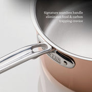 CopperBond® Aura™ 1.5qt Professional Copper Saucepan with Lid by Hestan – 1.5 Quarts, Copper, Model 31834