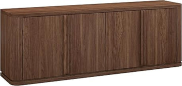Henn&Hart 68" TV Stand for TVs up to 75", Medium Walnut
