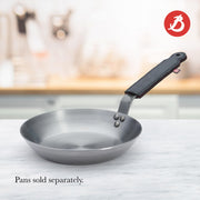 Protective Sleeve for Pan Handle - Heat-Resistant Neoprene - Comfortable Grip by de Buyer – 20_cm, Neoprene, Black, Model 4636.00