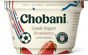 Chobani Non-Fat Greek Yogurt Strawberry on the Bottom 5.3oz