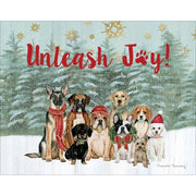 Unleash Joy Boxed Christmas Cards by Danielle Murray by Lang – 5 x 7 inches, Paper, Multicolor, Model 1004843
