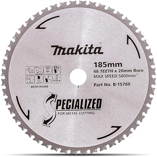 Makita B-15780 240V 48 Teeth Cold Cut Circular Saw Blade, 185 mm