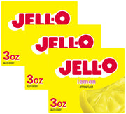 Jell-O Lemon / 3 Ounce (Pack of 3) / 1 Gelatin