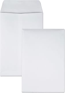 Quality Park 6-1/2 x 9-1/2 Catalog Mailing Envelopes, Redi-Seal Self Seal Envelope Closure, 28 lb White Wove Paper, 100/ Box (QUA43317)