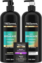 TRESemmé Shampoo & Conditioner, Anti-Breakage + Keratin Mask – Strengthening Products for Dry, Damaged Hair