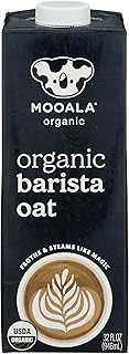 Mooala Barista Oatmilk - Shelf Stable, Oat Based Creamer for Coffee and Matcha, Organic, Non GMO, 32 FL OZ Case 1 (1 Pack, 32 FL Oz)