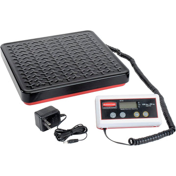 Pelouze 150 lb Digital Receiving Scale w/Tare by Rubbermaid – 2.7 x 12.6 x 18 inches, Model FG401088