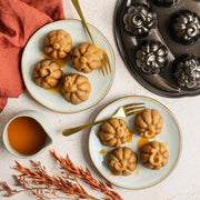 Lil' Pumpkins Cakelet Pan by Nordic Ware – 2 Cup Capacity, 2.0 cups, Aluminum, Bronze, Model 89048