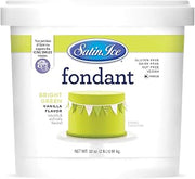 Satin Ice Fondant for Cake Decorating, Bright Green (2 Pound)