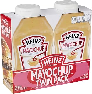 HEINZ Mayochup Saucy Sauce Twin Pack ~ 19.25 oz. 2 Pack Beige
