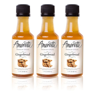 Premium Gingerbread Syrups 50ml 3 Pack by Amoretti – 5.1 Fl Oz (Pack of 1)