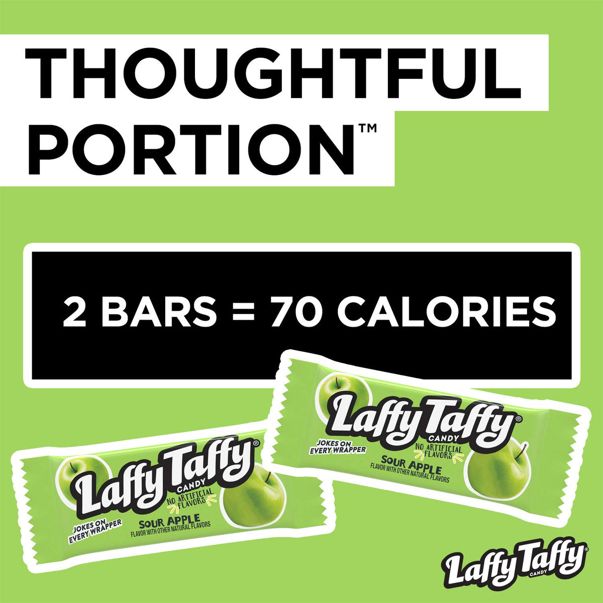 Jar, Sour Apple, 145 Count (Pack of 2) by Laffy Taffy – 49.3 Ounce (145 Count) (Pack of 2), Assorted, Pack of 2, Model 28000721213