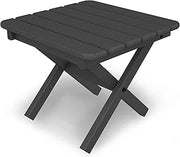 Polywood Side Table, Slate Grey