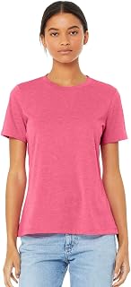 BELLA+CANVAS Ladies' Relaxed Triblend T-Shirt - Charity PNK TRBL - L