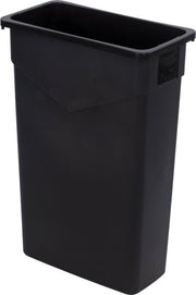 TrimLine Rectangle Waste Container Trash Can Only by Carlisle FoodService Products – 23 Gallon (Pack of 1), 23.0 gallons, Polyethylene (PE), Black, Model 34202303
