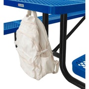 Global Industrial Blue / Industrial / 96 inches x 30 inches x 29.5 inches Picnic Tables