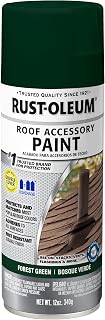Rust-Oleum 383419- Roofing Accessory Coating Spray, 12 oz, Forest Green