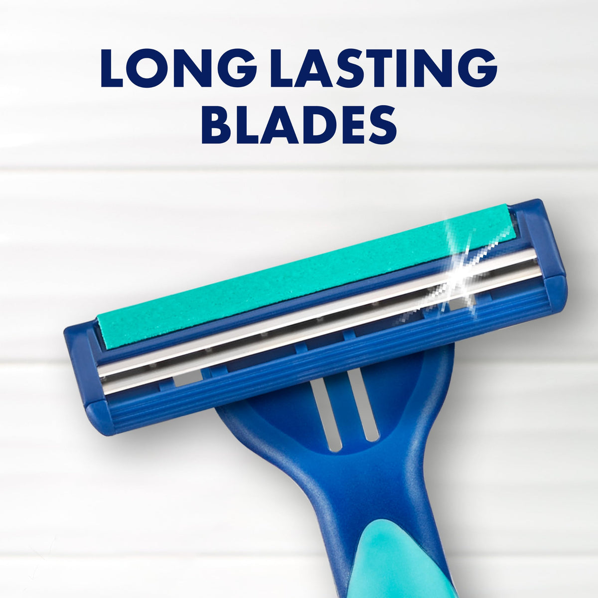 Sensor2 Plus Pivot Men's Disposable Razor by Gillette – 21 Count (Pack of 1), Rubber, Light Blue, Model CUNYAX