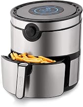 Dash AirCrisp® Pro Digital Air Fryer - Adjustable Temperature Control - Auto Shut-Off Feature & Multiple Presets - Removable Crisper Basket - 6 Quarts - Silver