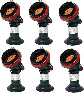 Mr. Heater F215100 Portable Little Buddy Propane Heater Bundle | (6-Pack)
